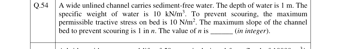 GATE 2026 CE question 54