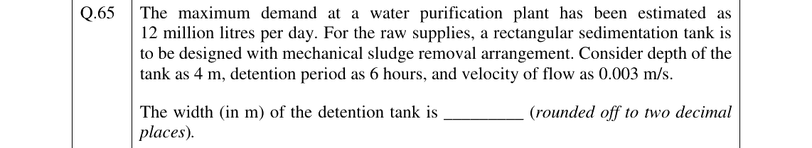 GATE 2026 CE question 65