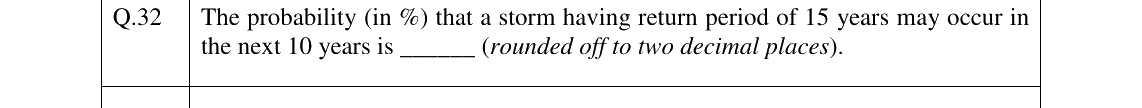 GATE 2026 CE question 32