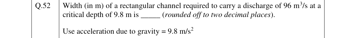 GATE 2026 CE question 52