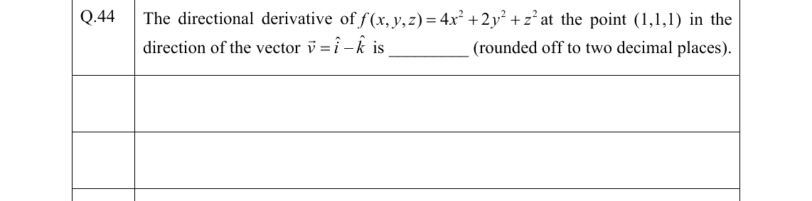 GATE 2022 CH question 44