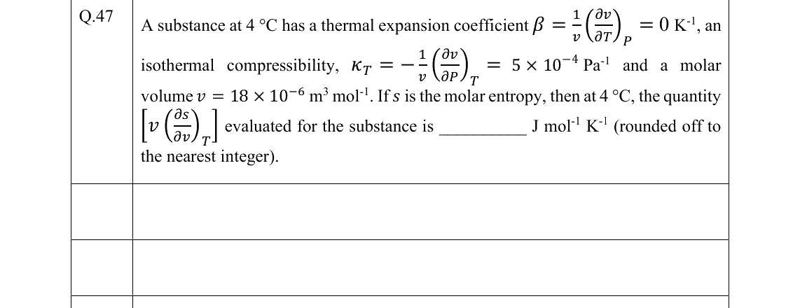 GATE 2022 CH question 47
