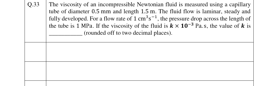 GATE 2023 CH question 33