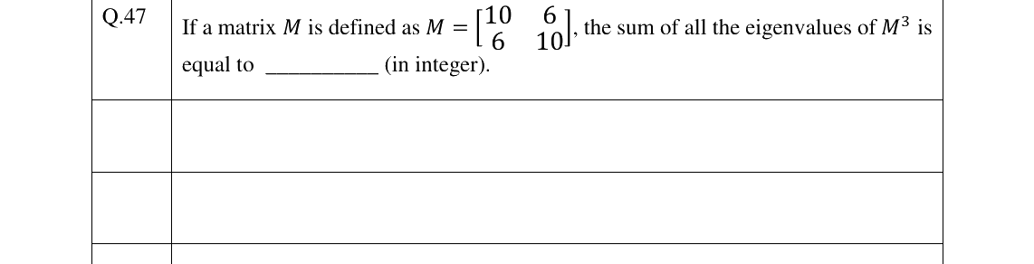 GATE 2023 CH question 47