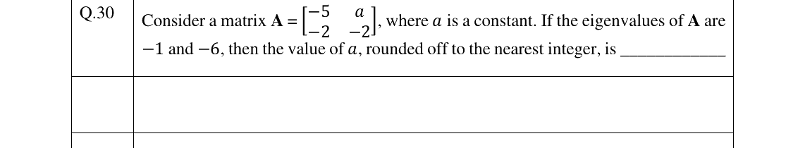 GATE 2024 CH question 30