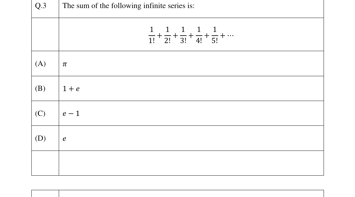 GATE 2025 CH question 3