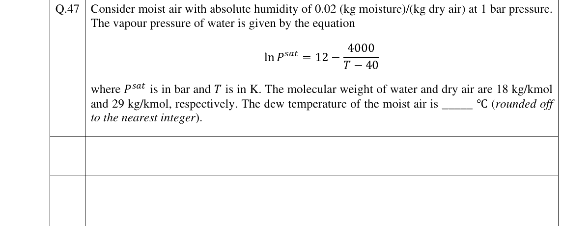 GATE 2025 CH question 47