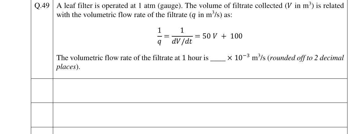 GATE 2025 CH question 49