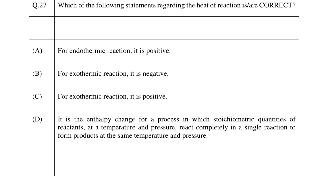 GATE 2026 CH question 27
