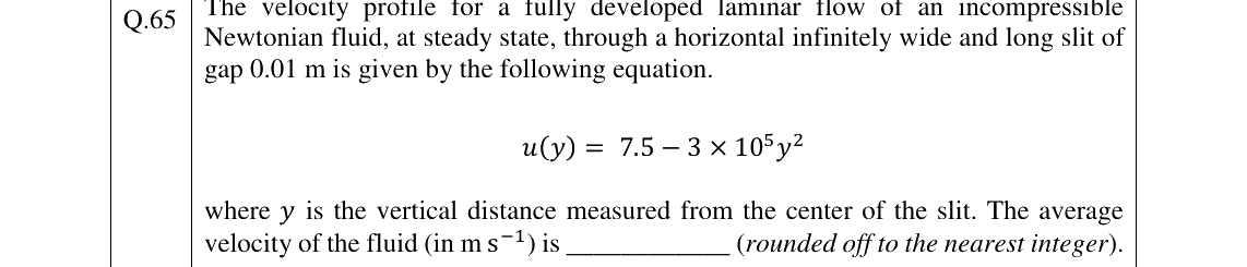 GATE 2026 CH question 65
