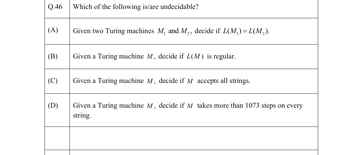 GATE 2022 CS question 46