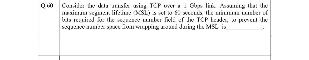 GATE 2022 CS question 60
