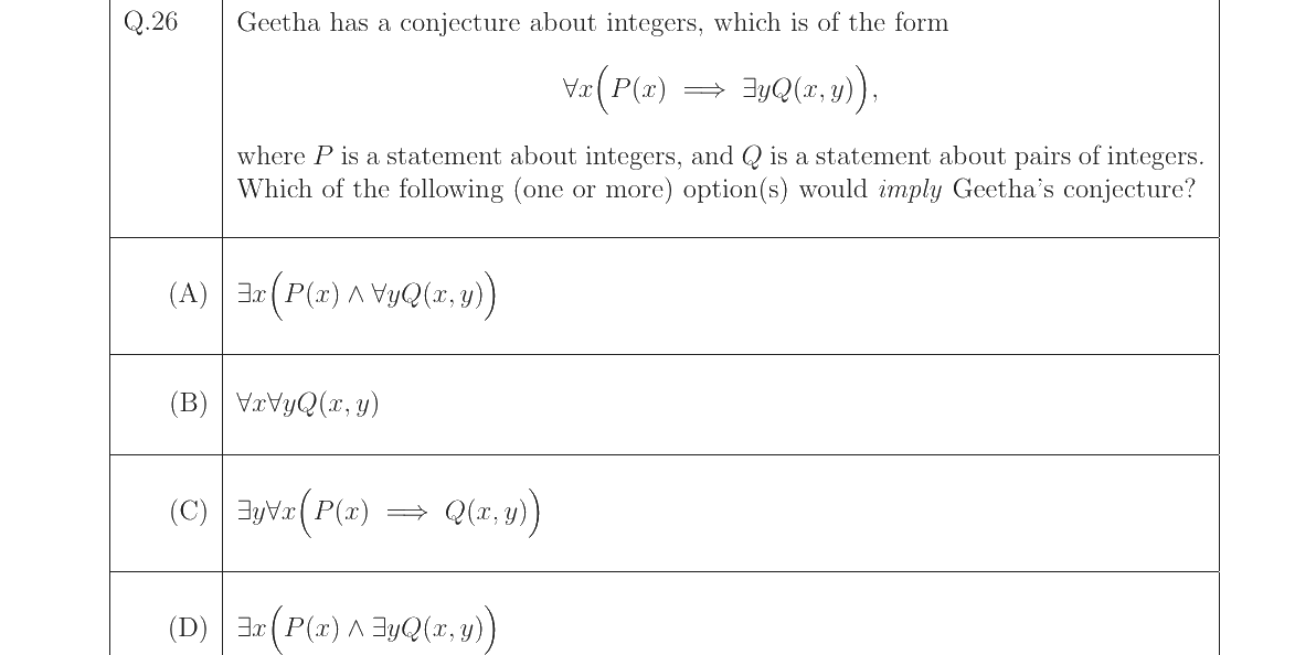 GATE 2023 CS question 26