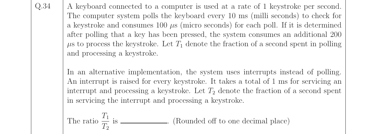 GATE 2023 CS question 34