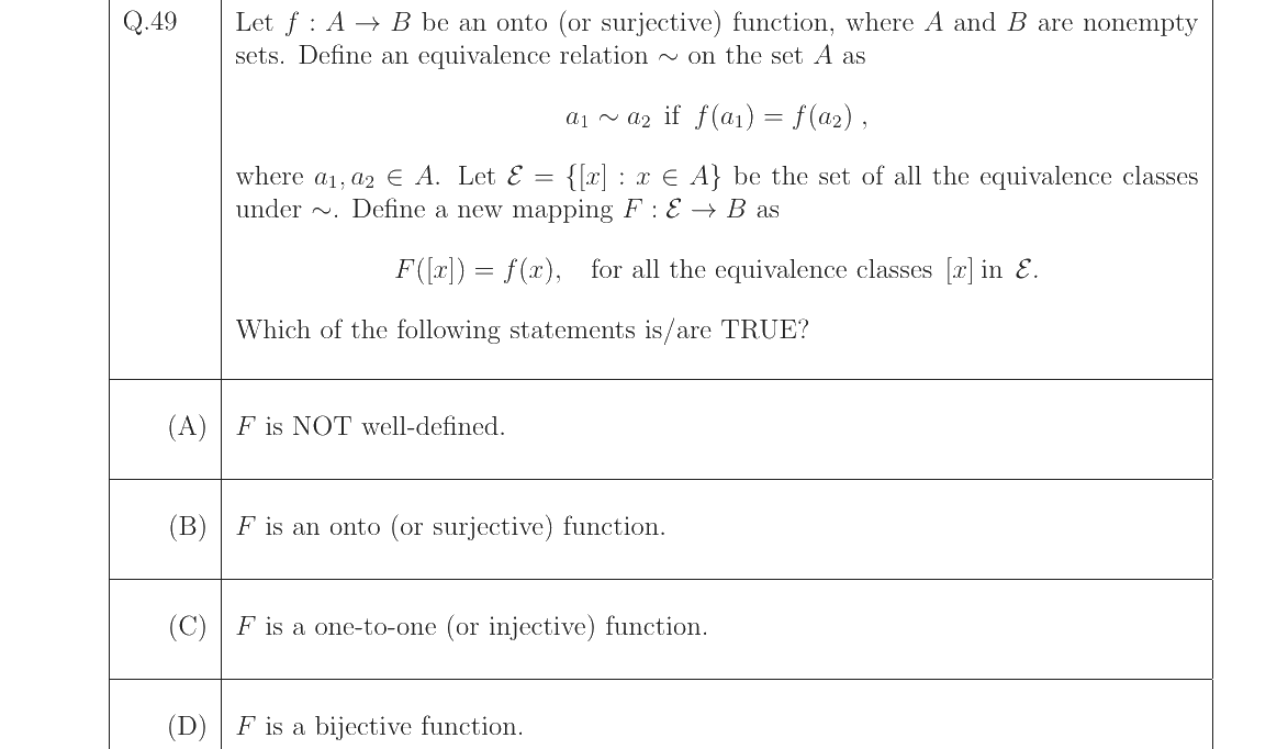 GATE 2023 CS question 49