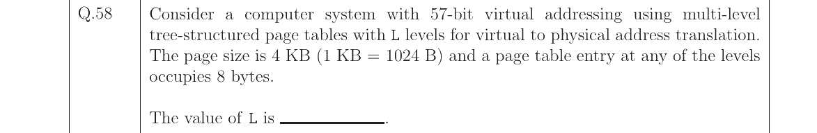 GATE 2023 CS question 58