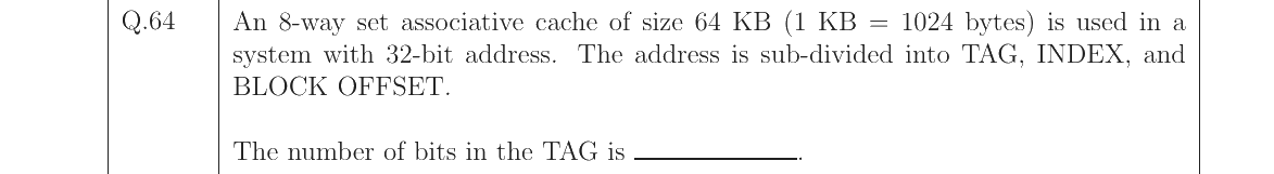 GATE 2023 CS question 64