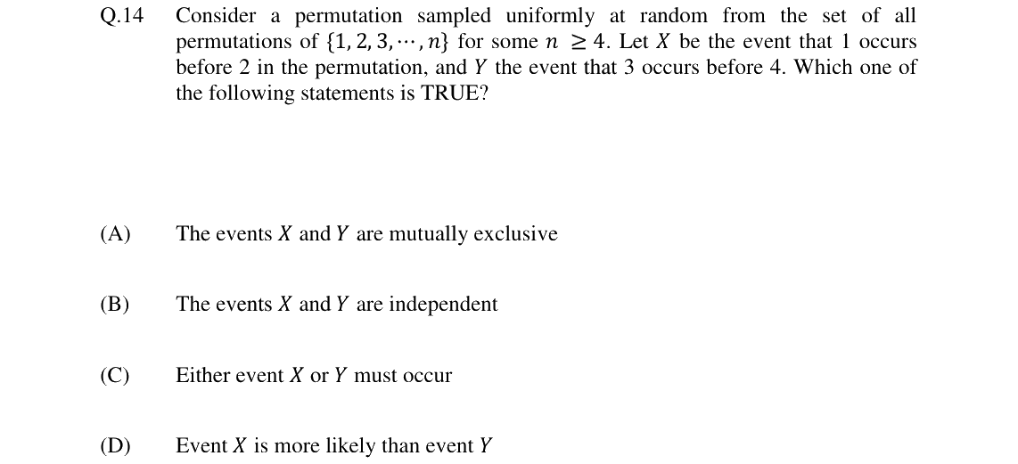 GATE 2024 CS question 14