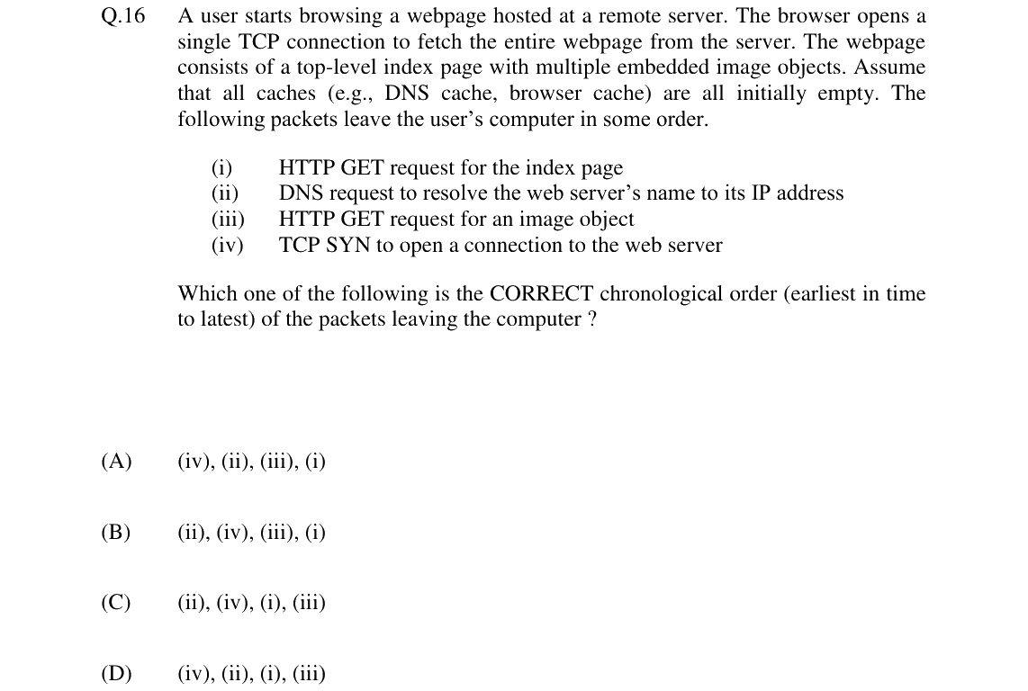 GATE 2024 CS question 16