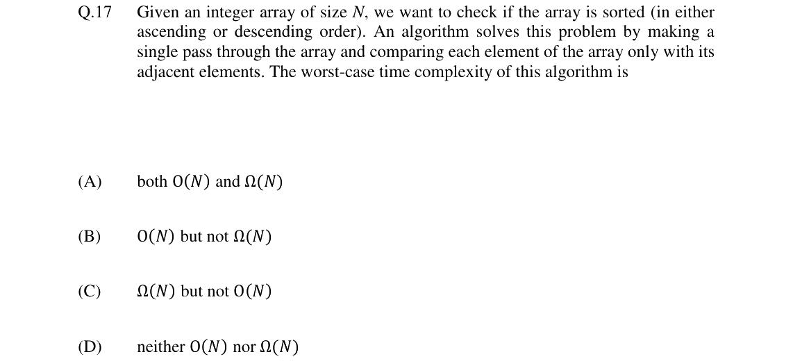 GATE 2024 CS question 17