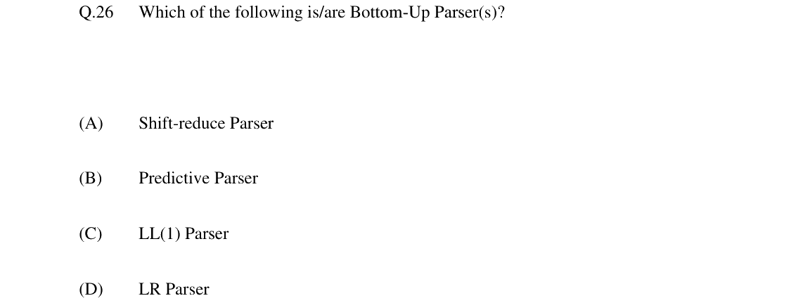 GATE 2024 CS question 26
