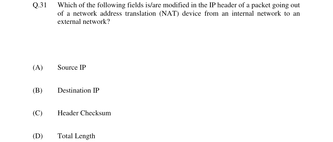 GATE 2024 CS question 31