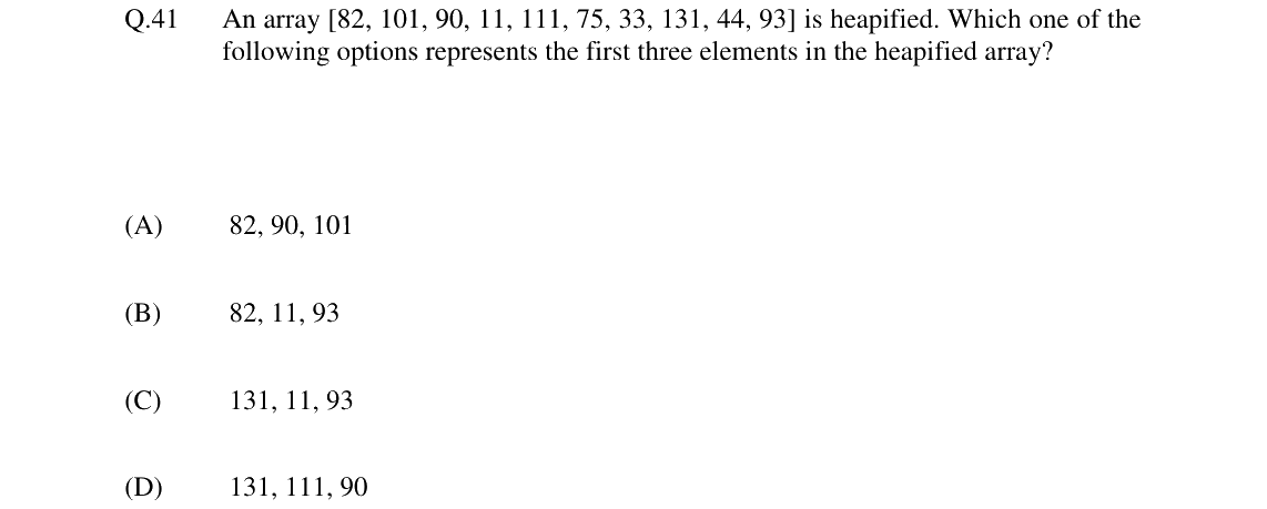GATE 2024 CS question 41