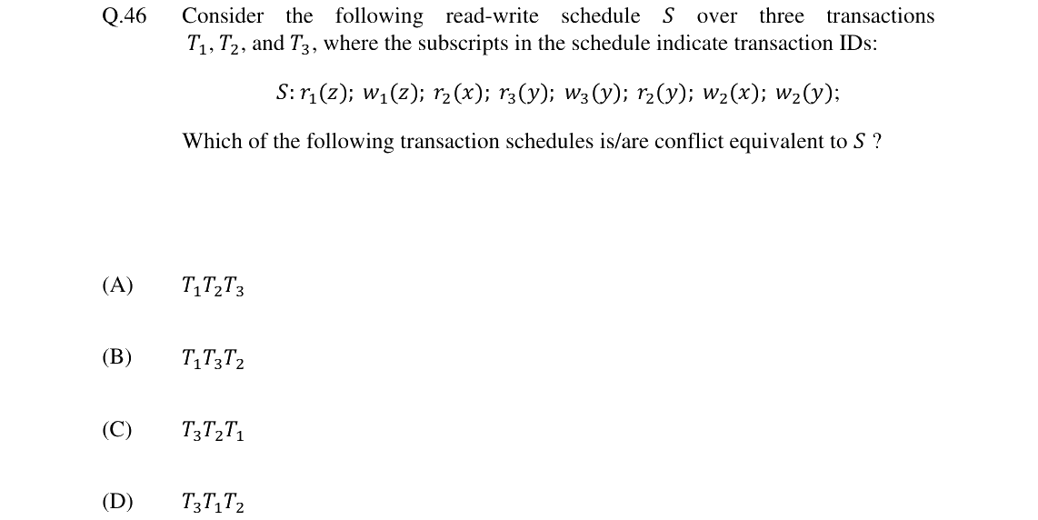 GATE 2024 CS question 46