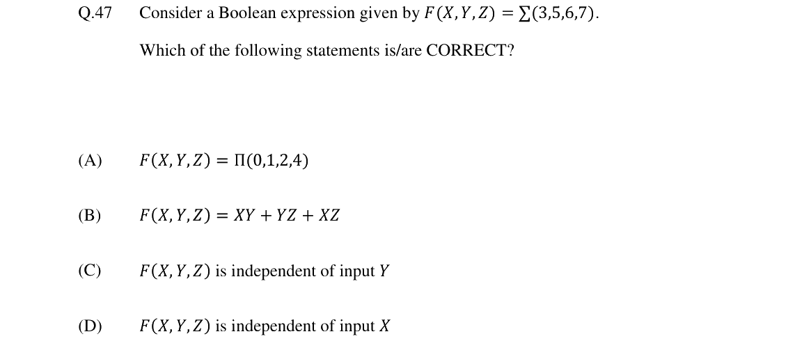 GATE 2024 CS question 47