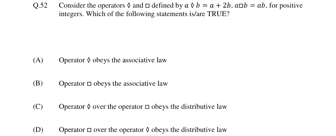 GATE 2024 CS question 52