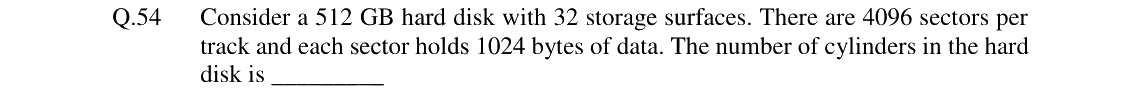 GATE 2024 CS question 54