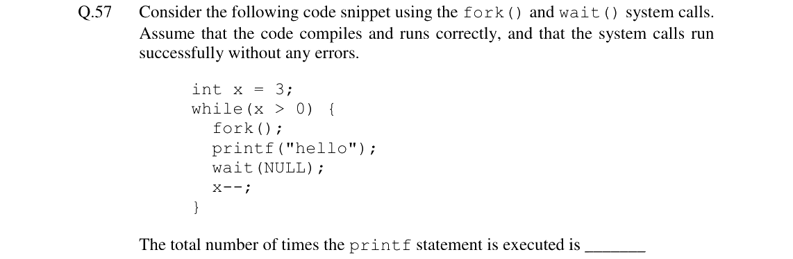 GATE 2024 CS question 57