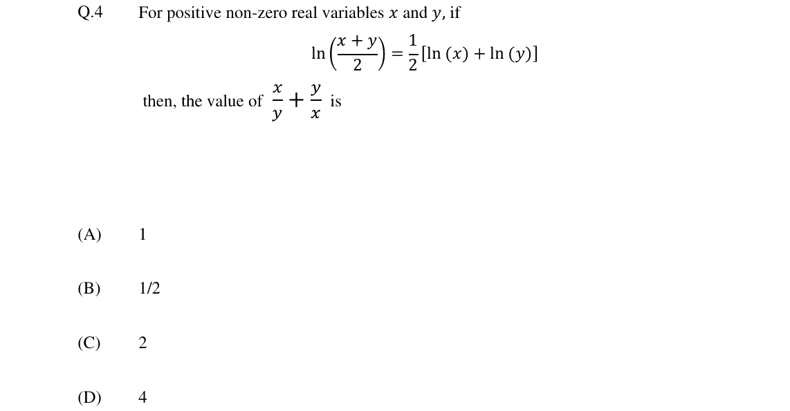 GATE 2024 CS question 4