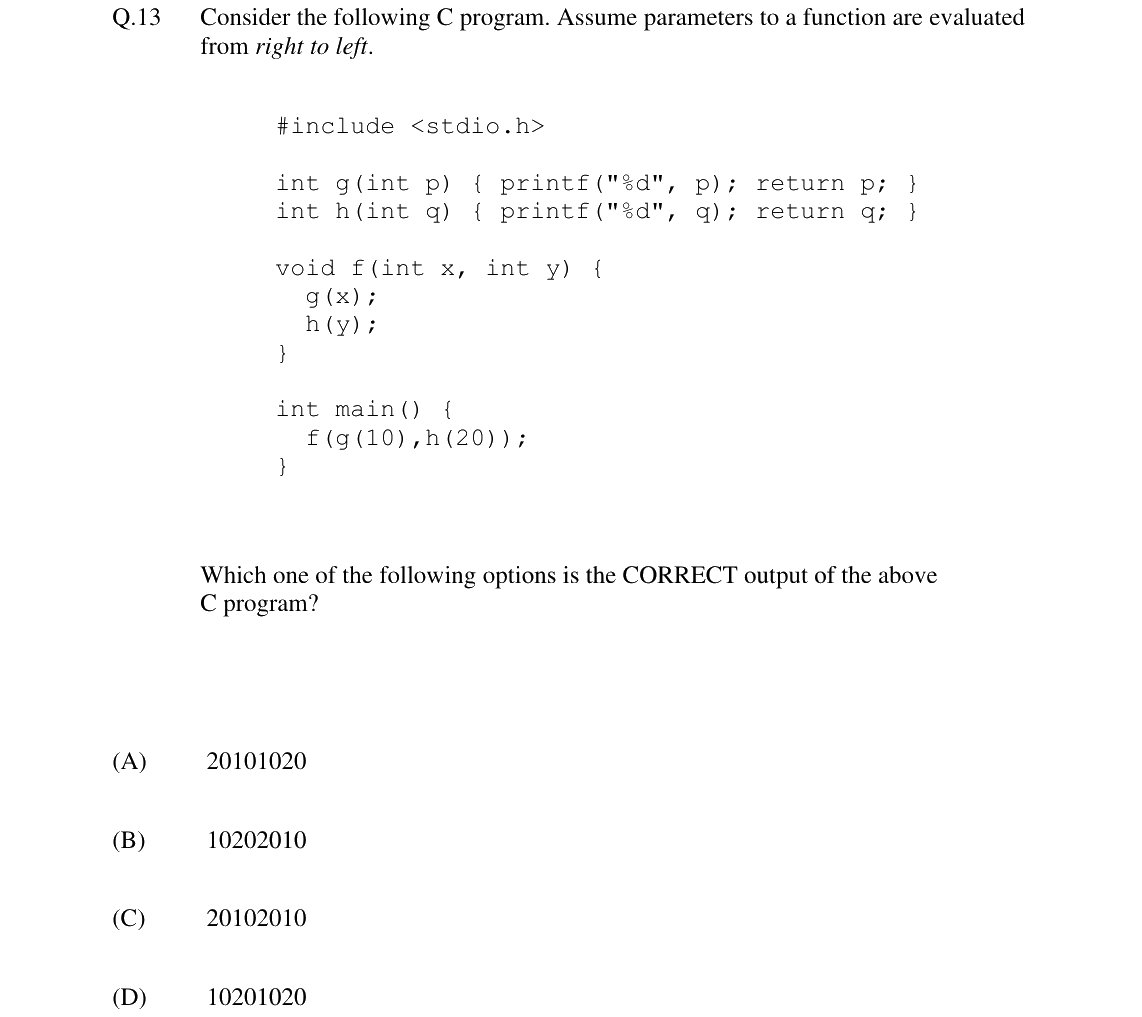 GATE 2024 CS question 13