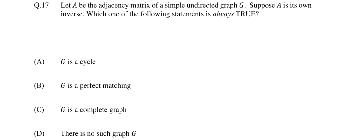 GATE 2024 CS question 17