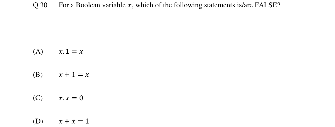 GATE 2024 CS question 30