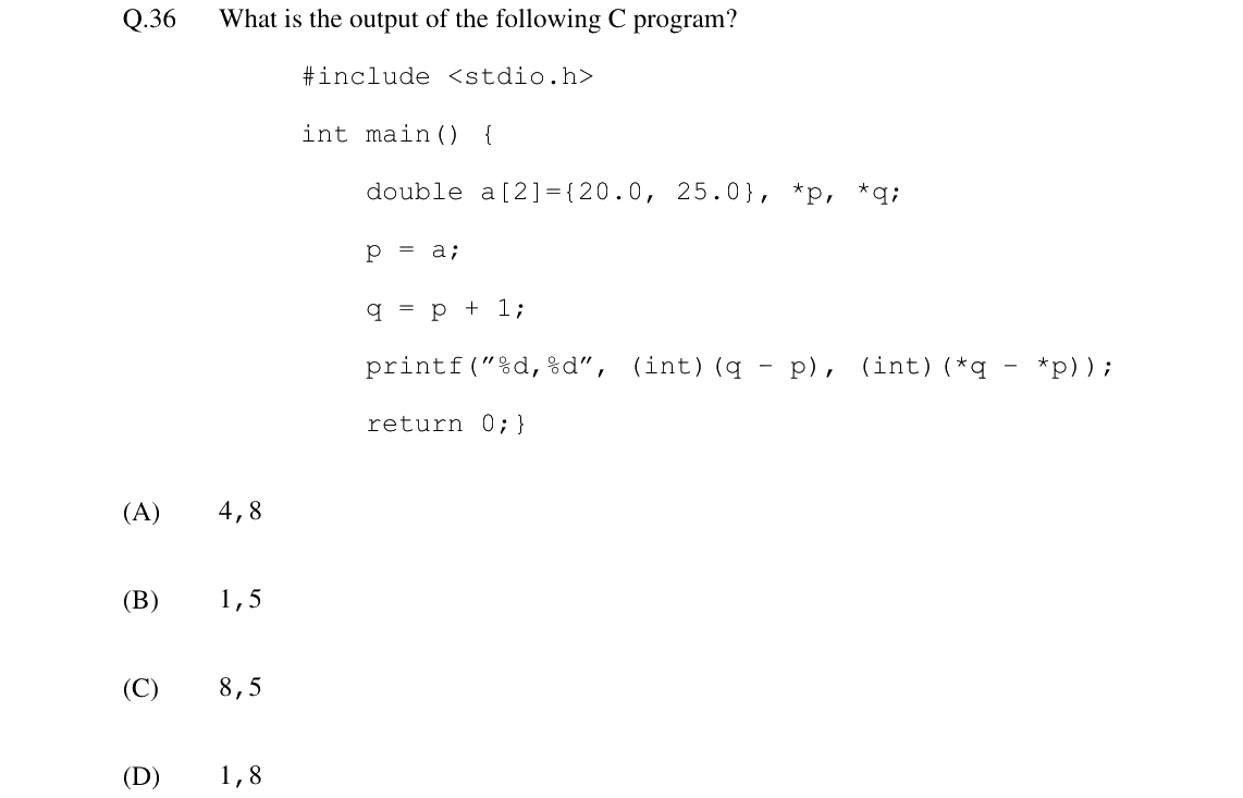 GATE 2024 CS question 36