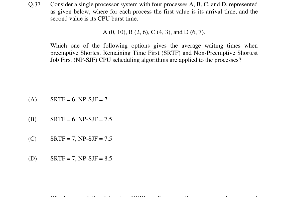 GATE 2024 CS question 37