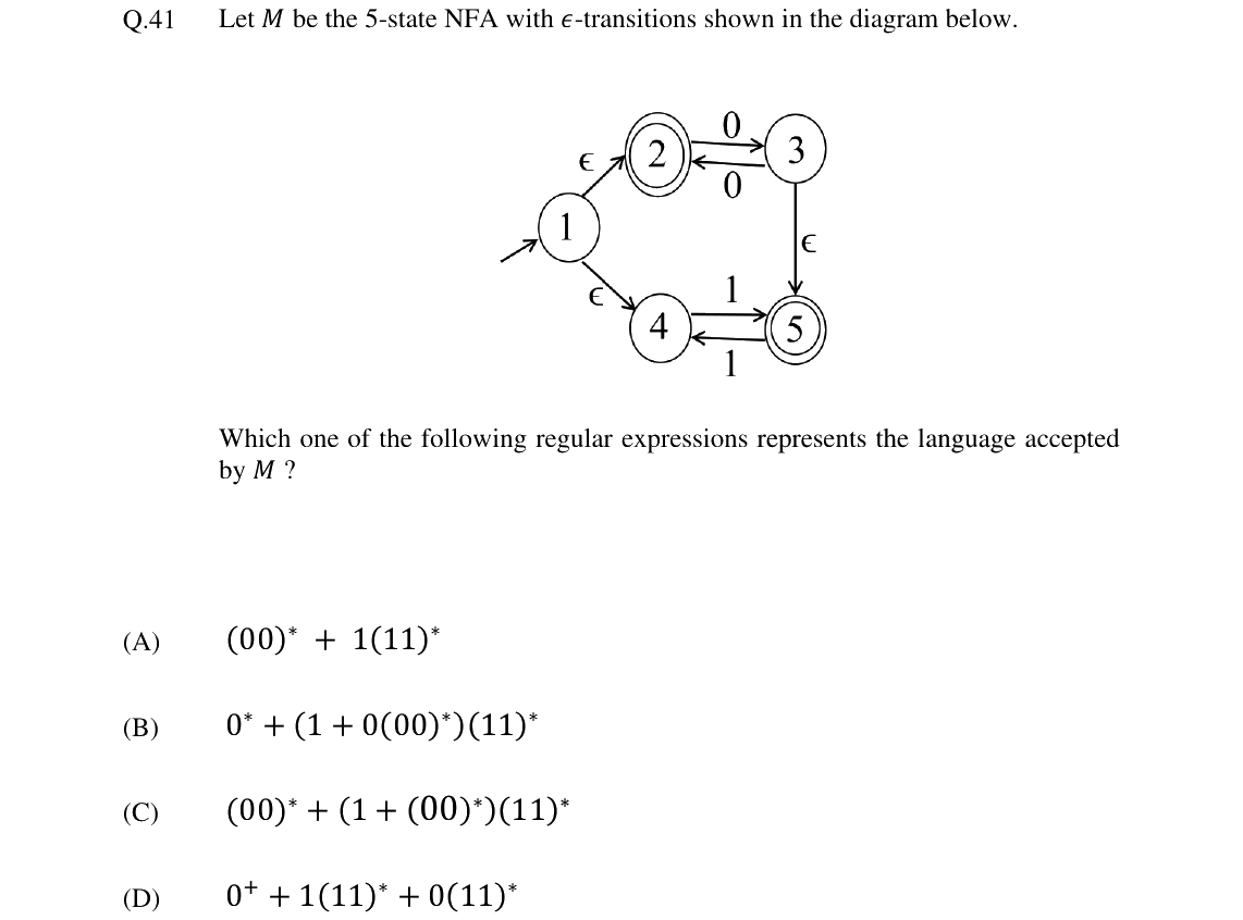 GATE 2024 CS question 41