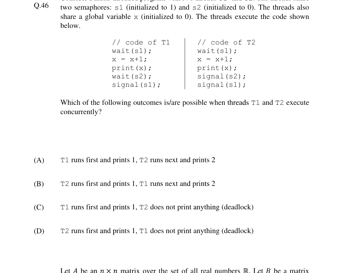 GATE 2024 CS question 46