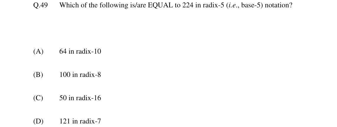 GATE 2024 CS question 49