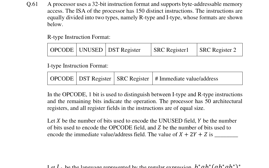 GATE 2024 CS question 61