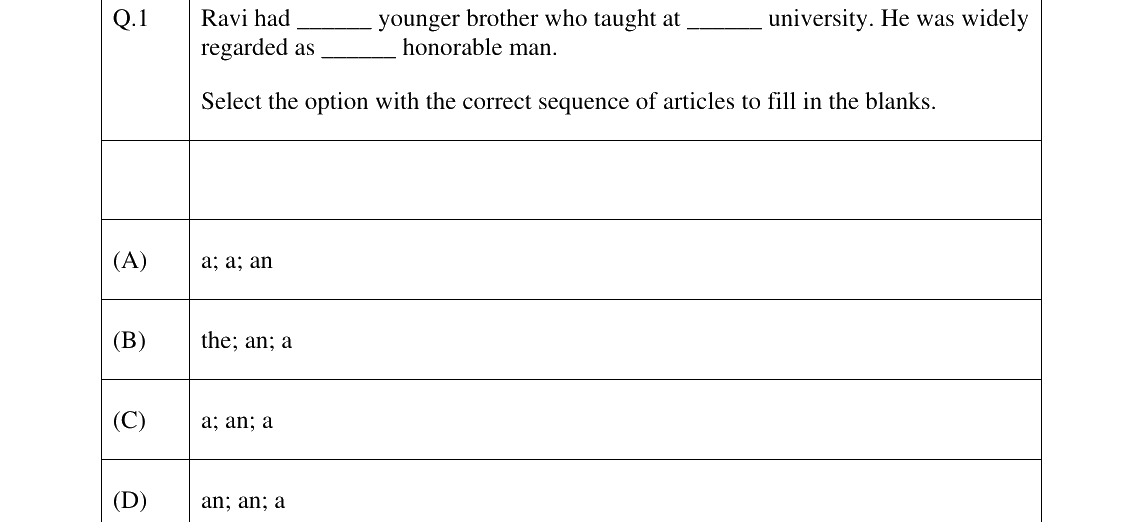 GATE 2025 CS question 1
