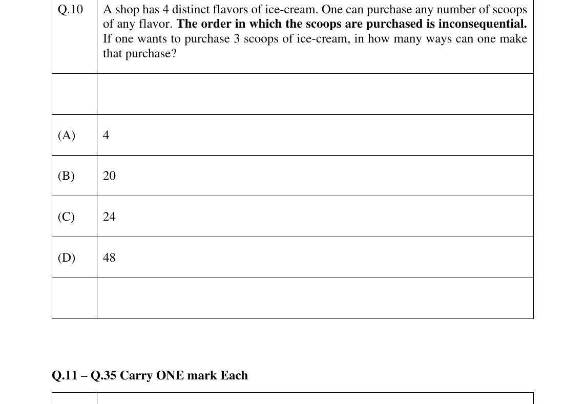 GATE 2025 CS question 10