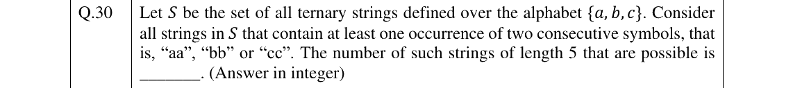GATE 2025 CS question 30