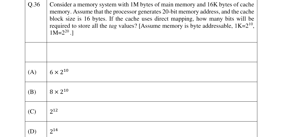 GATE 2025 CS question 36