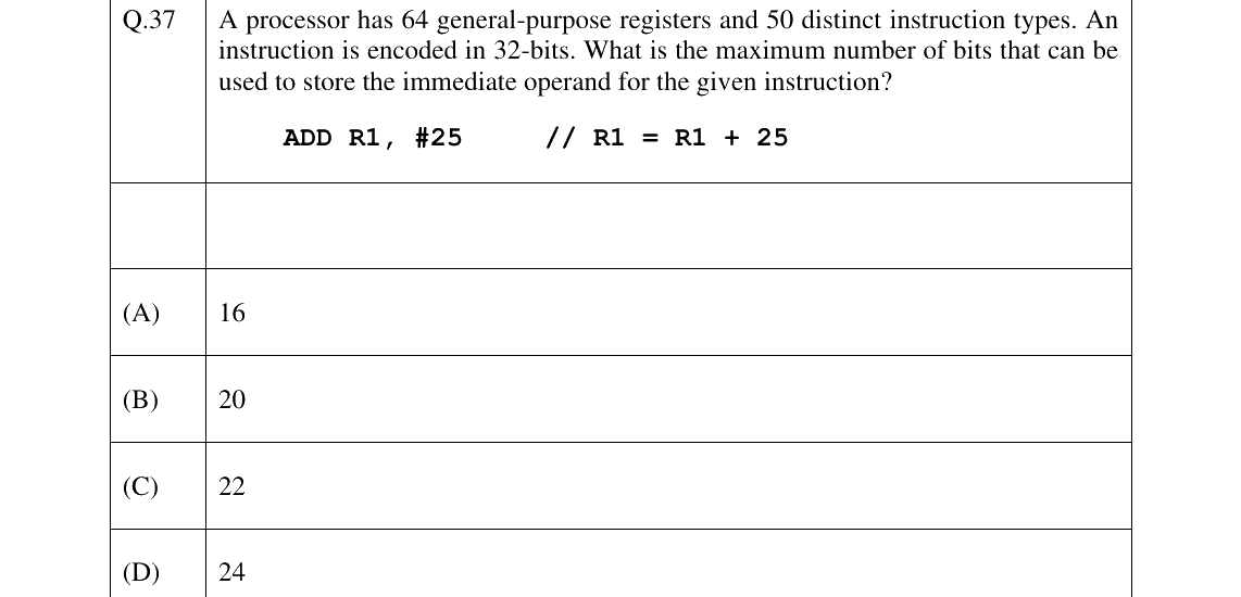 GATE 2025 CS question 37