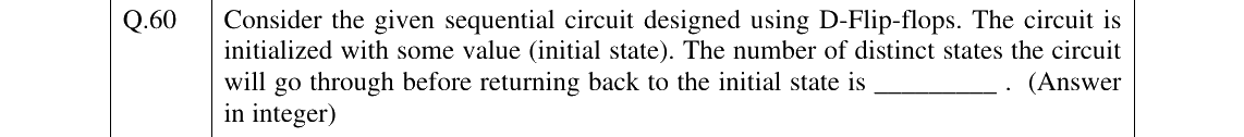 GATE 2025 CS question 60