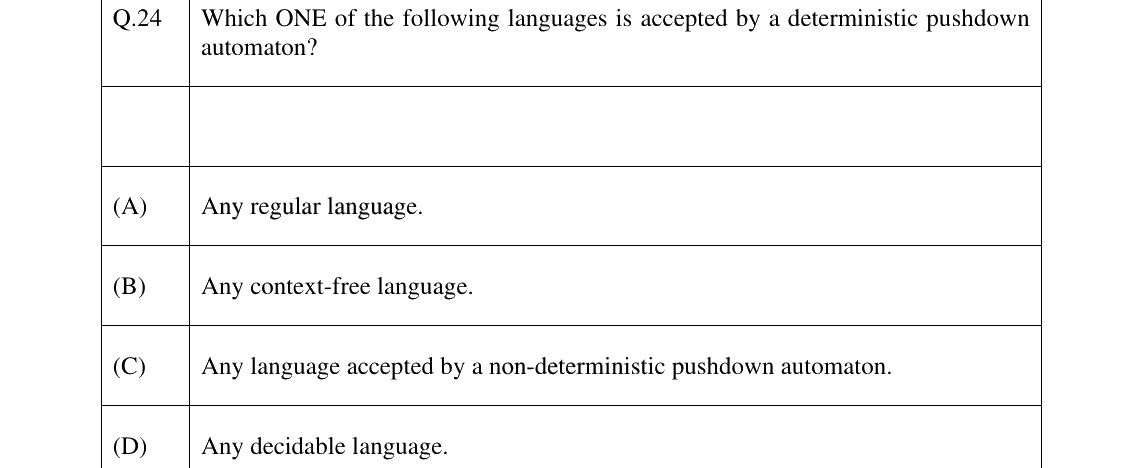 GATE 2025 CS question 24