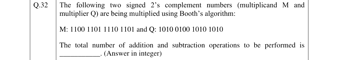 GATE 2025 CS question 32